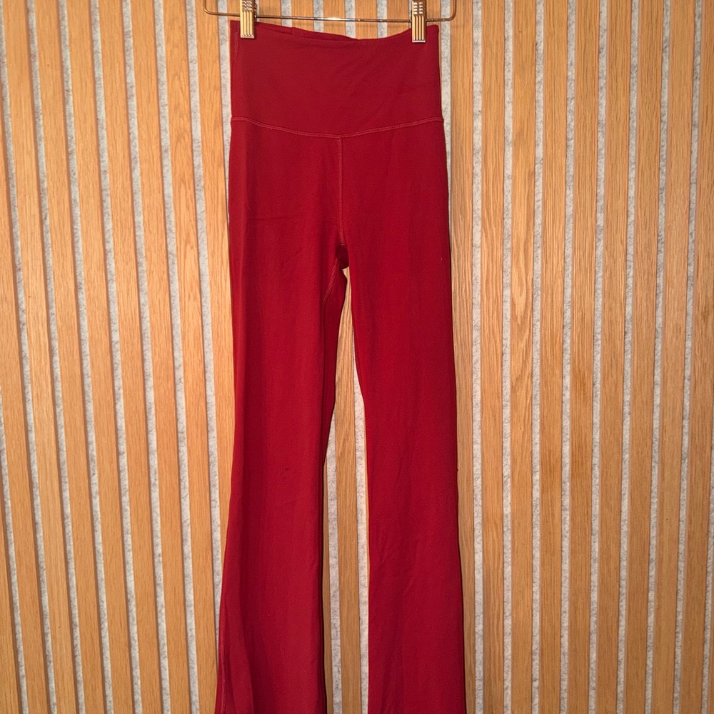 Lululemon Women's pomegranate High-Waisted Flare Pants